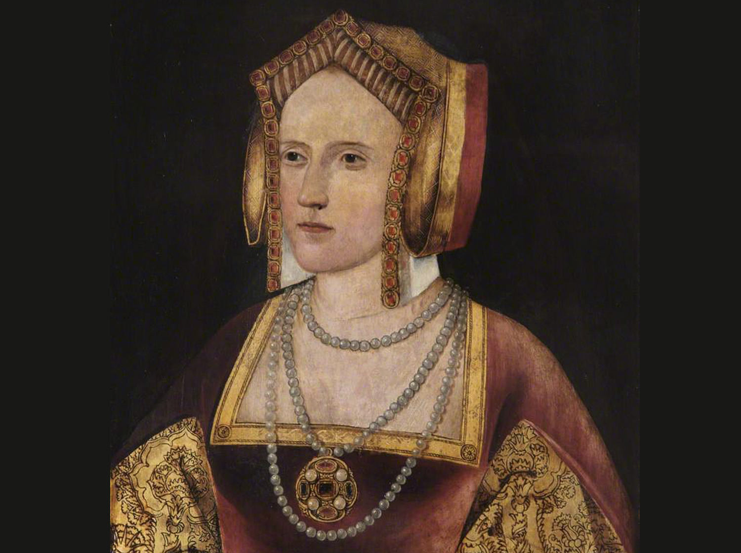 Portrait of Catherine of Aragon circa 1520 by an unknown artist