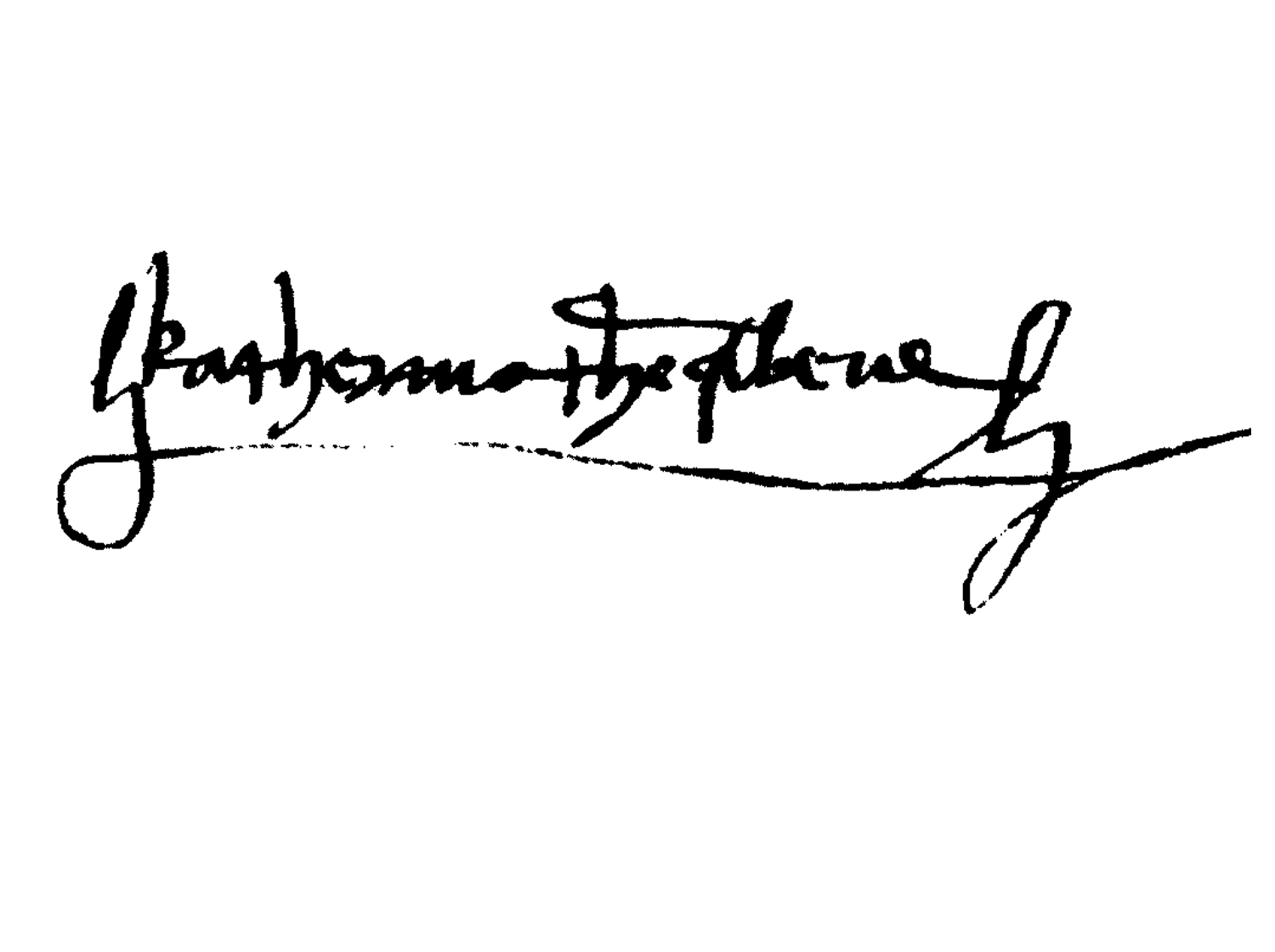 Image of Catherine of Aragon's signature